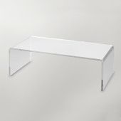 Подставка подиум из оргстекла П-образная 25х7х10 см, толщина 5 мм, PP-250070-100T5