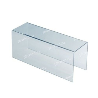 Подставка лесенка из оргстекла 25x10х15 см, толщина 2 мм, PL-1150100-250T2